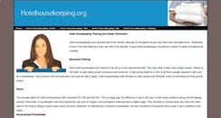 Desktop Screenshot of hotelhousekeeping.org
